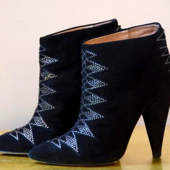 IRO studded suede booties - Picture 2 of 5